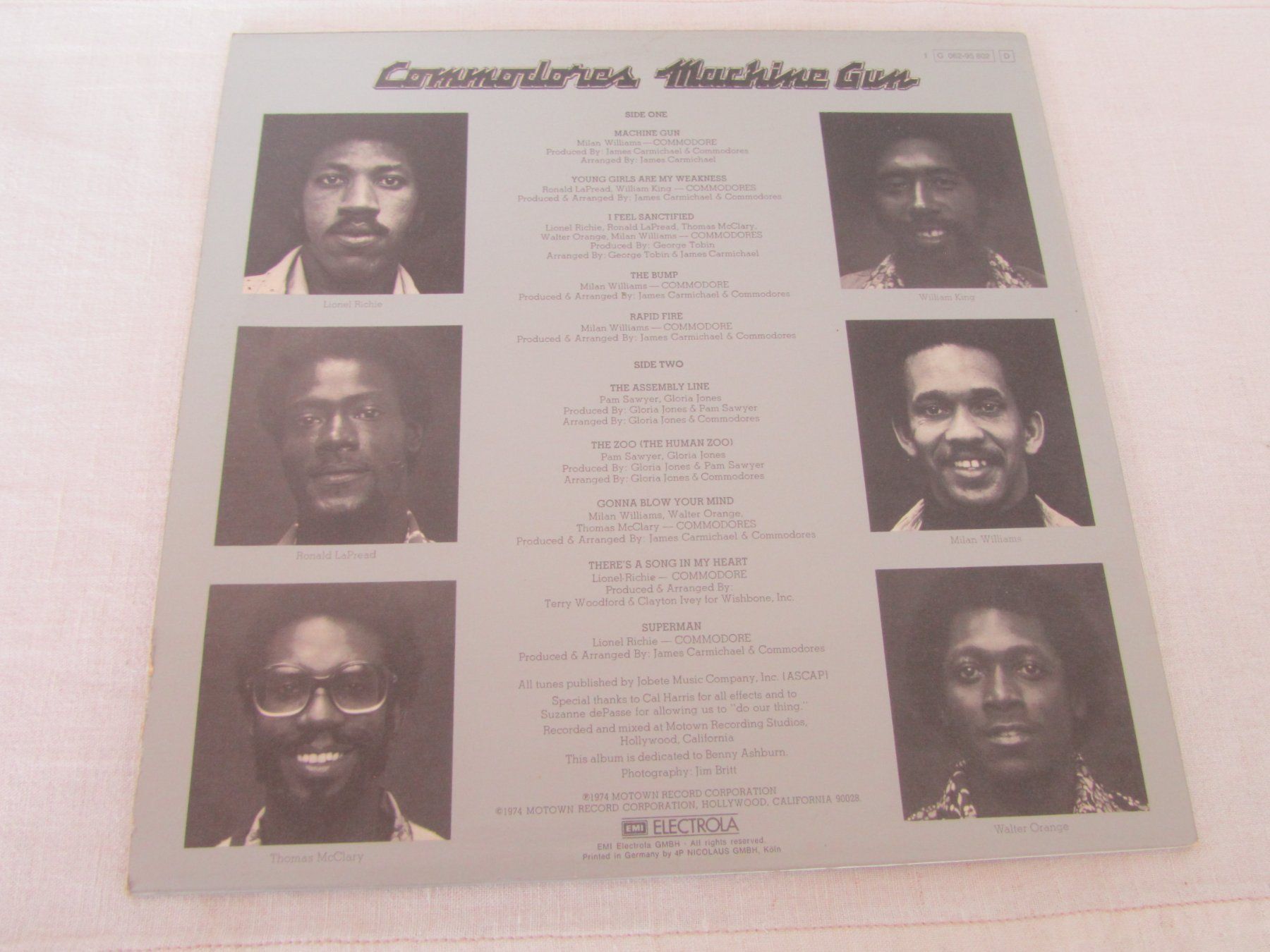 Schallplatten: COMMODORES:    Machine Gun – Gebraucht aus Seengen von mikelele 3