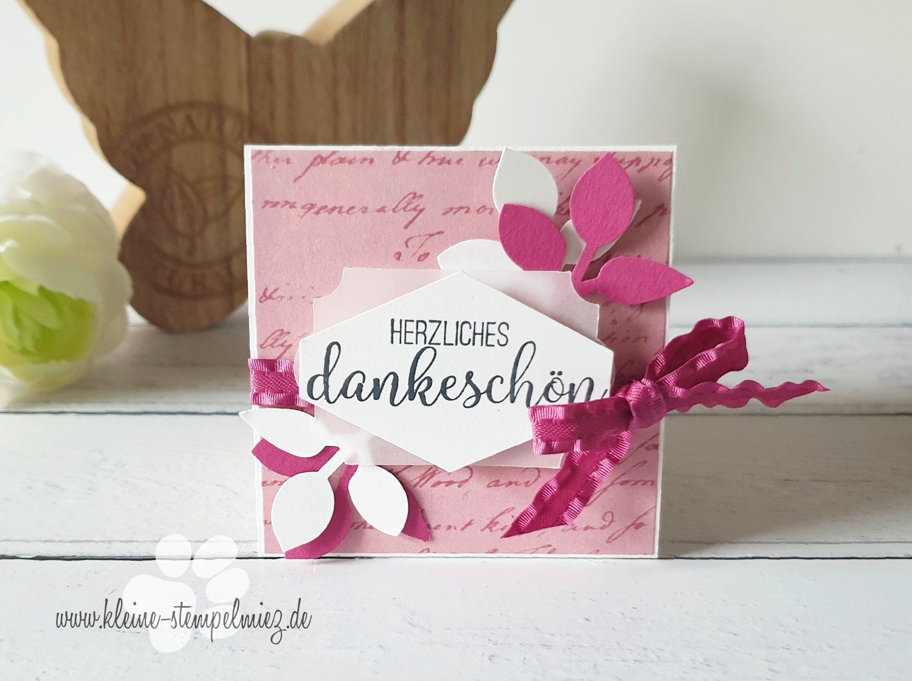 Dekobänder: Stampin up Mini-Rüschenband "Sommerbeere" – Neu (gemäss Beschreibung) aus Frauenkappelen von evangelina78 3