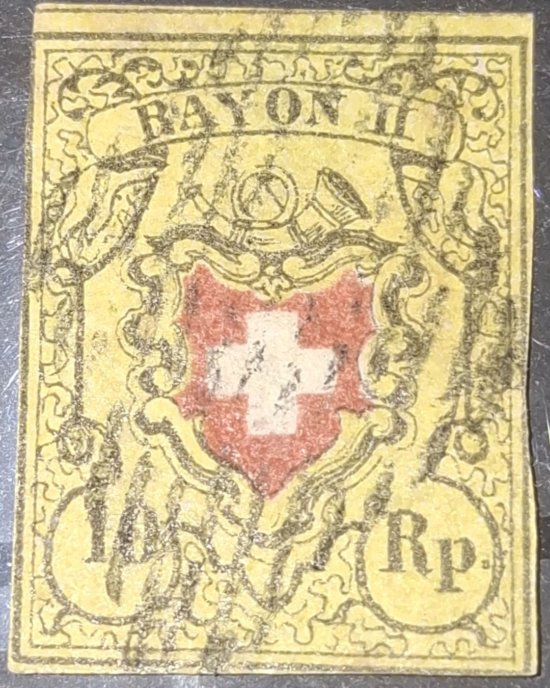 Alle Briefmarken: Rayon 16II Typ 6 E - LU Kat. 200.- – Gebraucht aus Balgach von SIMEON27