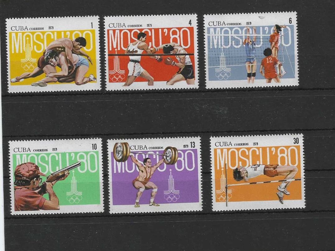 Tutti i francobolli: CUBA 1979 ** OLY.SO.SP. MOSKAU – Nuovo (secondo la descrizione) da Dintikon venduto da bonita099