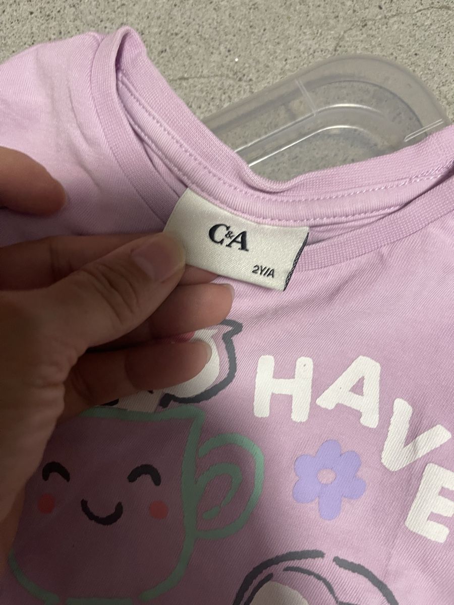 C&A Pigiama & Simili: C&A Pyjama, Gr. 92, Lila mit Pünktchen – Usato da Suhr venduto da RIE83 2