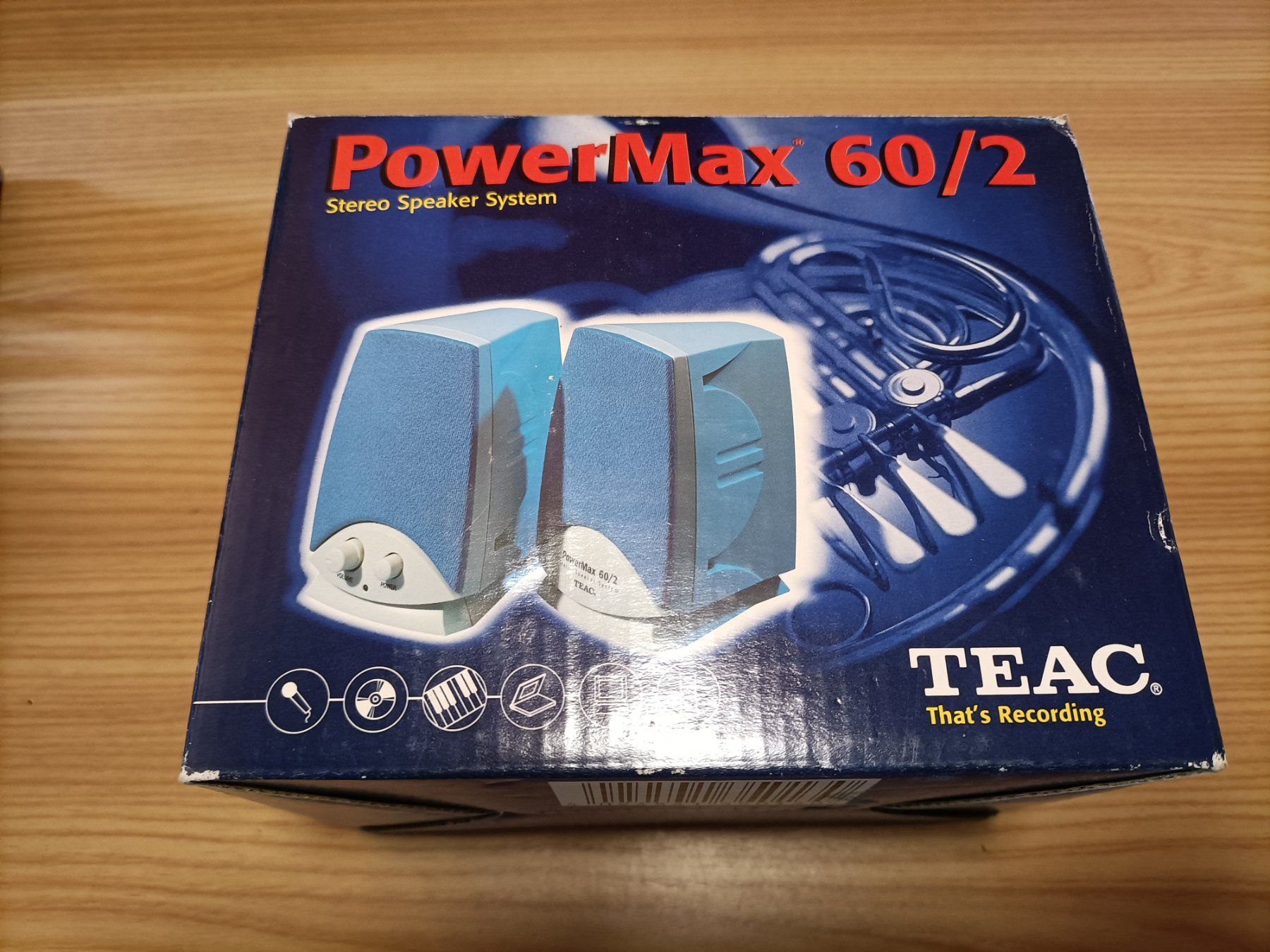 Enceintes PC TEAC POWER MAX – Paire – Ouvert Jamais Utilisé