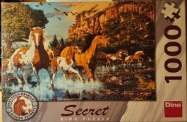 Puzzle de 1000 pièces avec chevaux