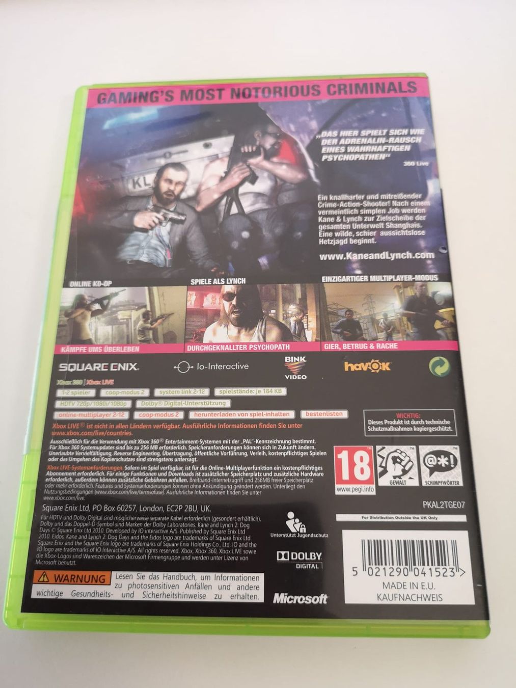 Giochi: Kane & Lynch Dog Days 2 XBOX 360 – Usato da Herisau venduto da Seyashop_2 1