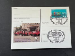Feuerwhr 100 Jahre Essen1994 Karte gest. (E1510)