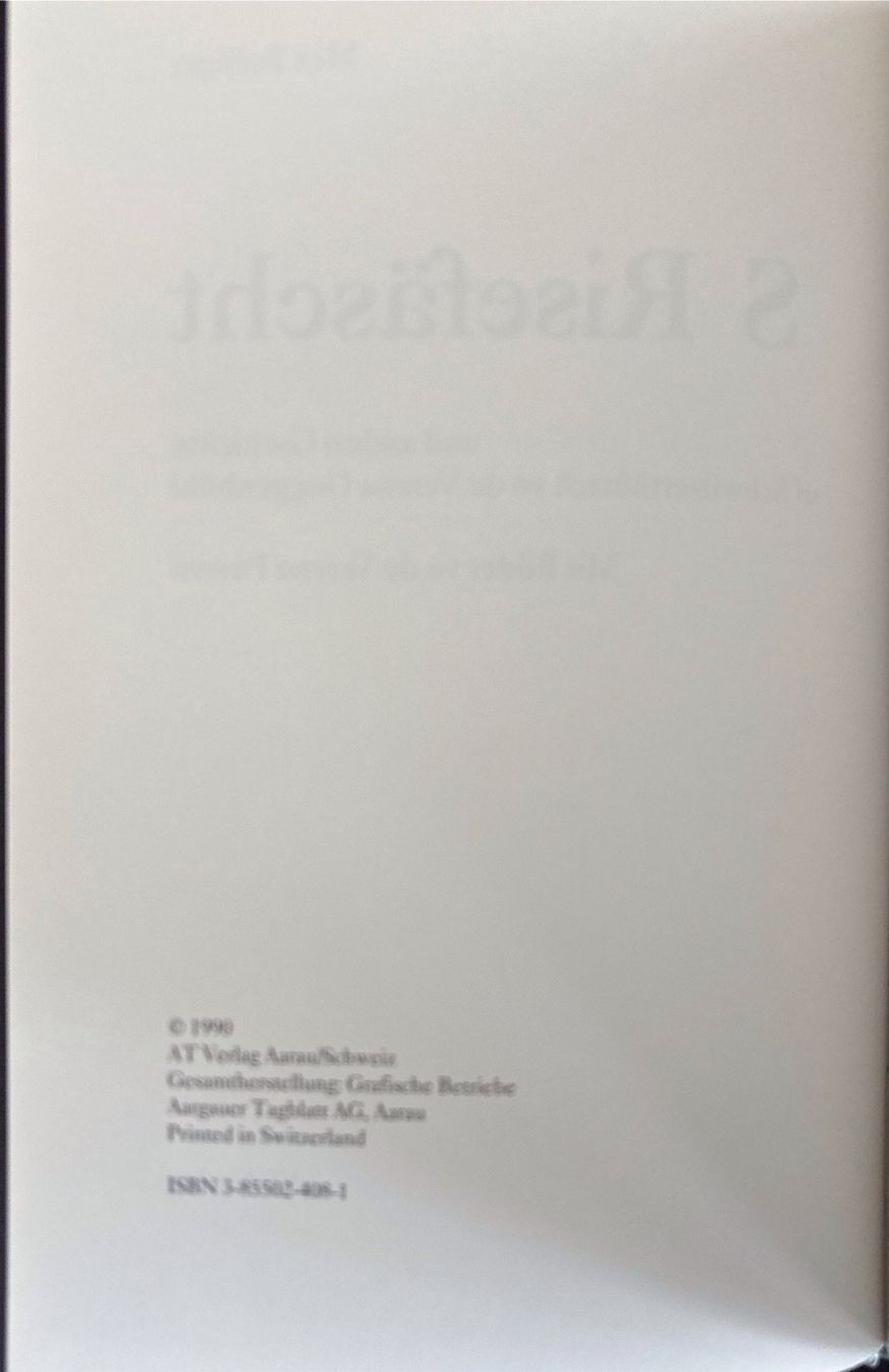 Libri: S Risefäscht und anderi Gschichte – Nuovo (secondo la descrizione) da Sarnen venduto da Livres 2