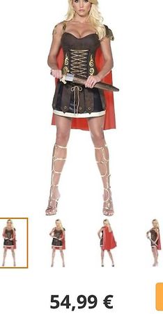 Kostüm Karneval Fastnacht Fasching Gladiatorin
