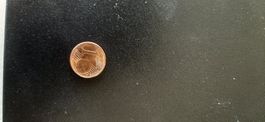 Münze Fundstück seltene 1Euro Cent 2002 F neu, unzikuliert