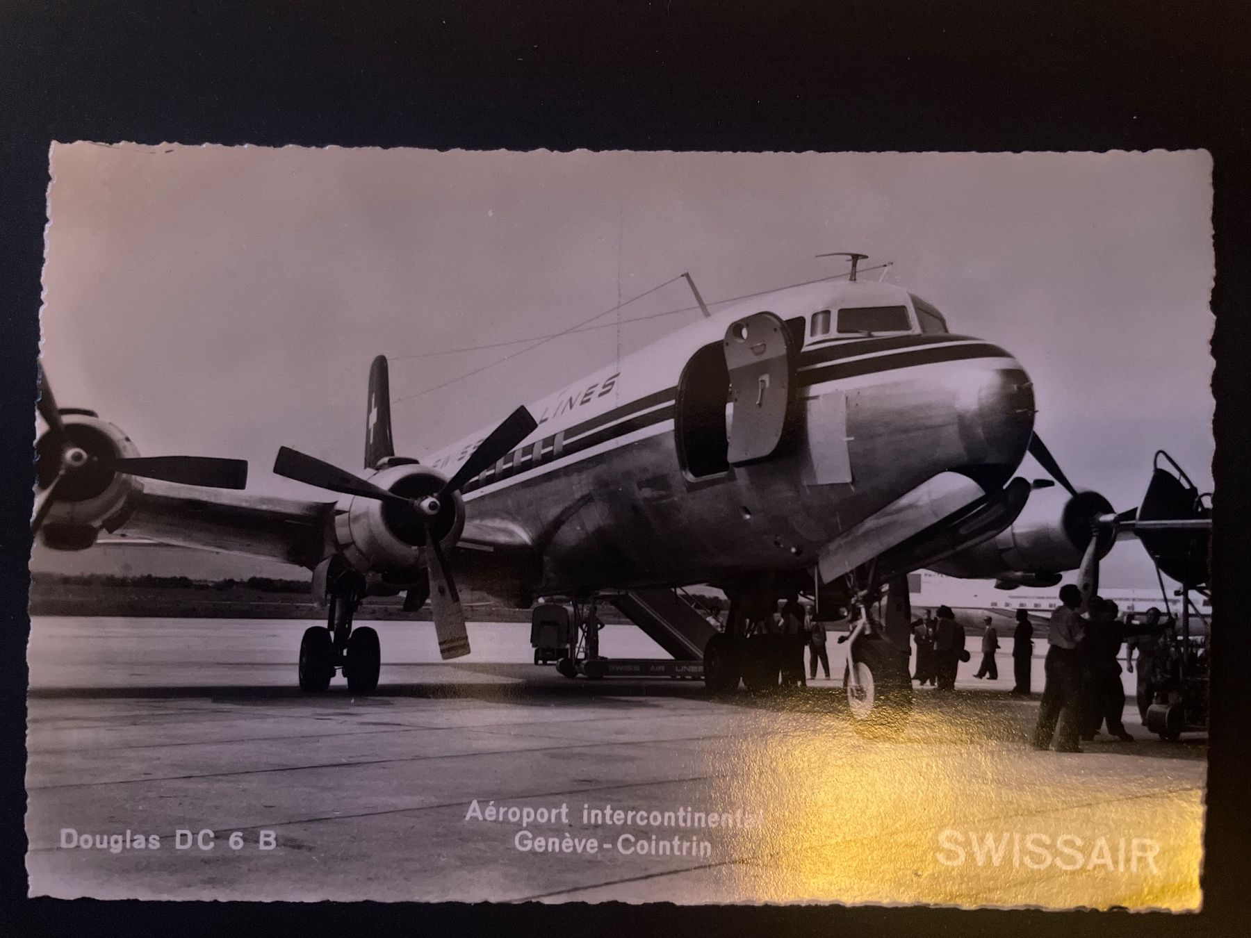 Cartoline postali: Antike Postkarten Swissair – Usato da bern venduto da frauschenk 1