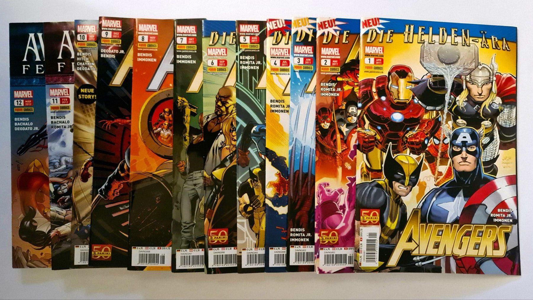 BD: Avengers Comics, Marvel 2011, Die Helden-Ära, 1-12 – D'occasion à Aesch BL par pri_fp8t