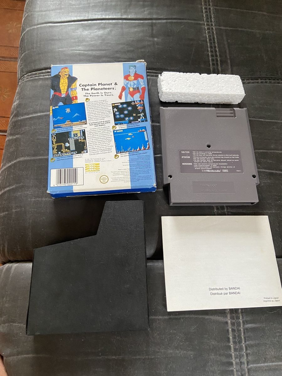 Nintendo Giochi: Captain Planet & The Planeteers boite complet Nes – Usato da Lausanne venduto da sauvezretrogames 1