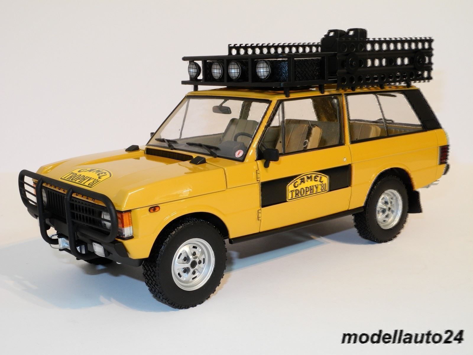 Land Rover Modellautos: Land Rover Range Rover Sumatra Camel 1981 / Almost Real 1:18 – Neu und originalverpackt aus Seuzach von Modellauto24