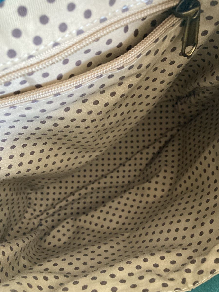 Borse da donna: Umhängetasche Canvas /Leder türkis – Usato da Schaffhausen venduto da christamawe 3