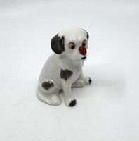 Bonzo Pfeffer Porzellan Hundefigur mit Marienkäfer