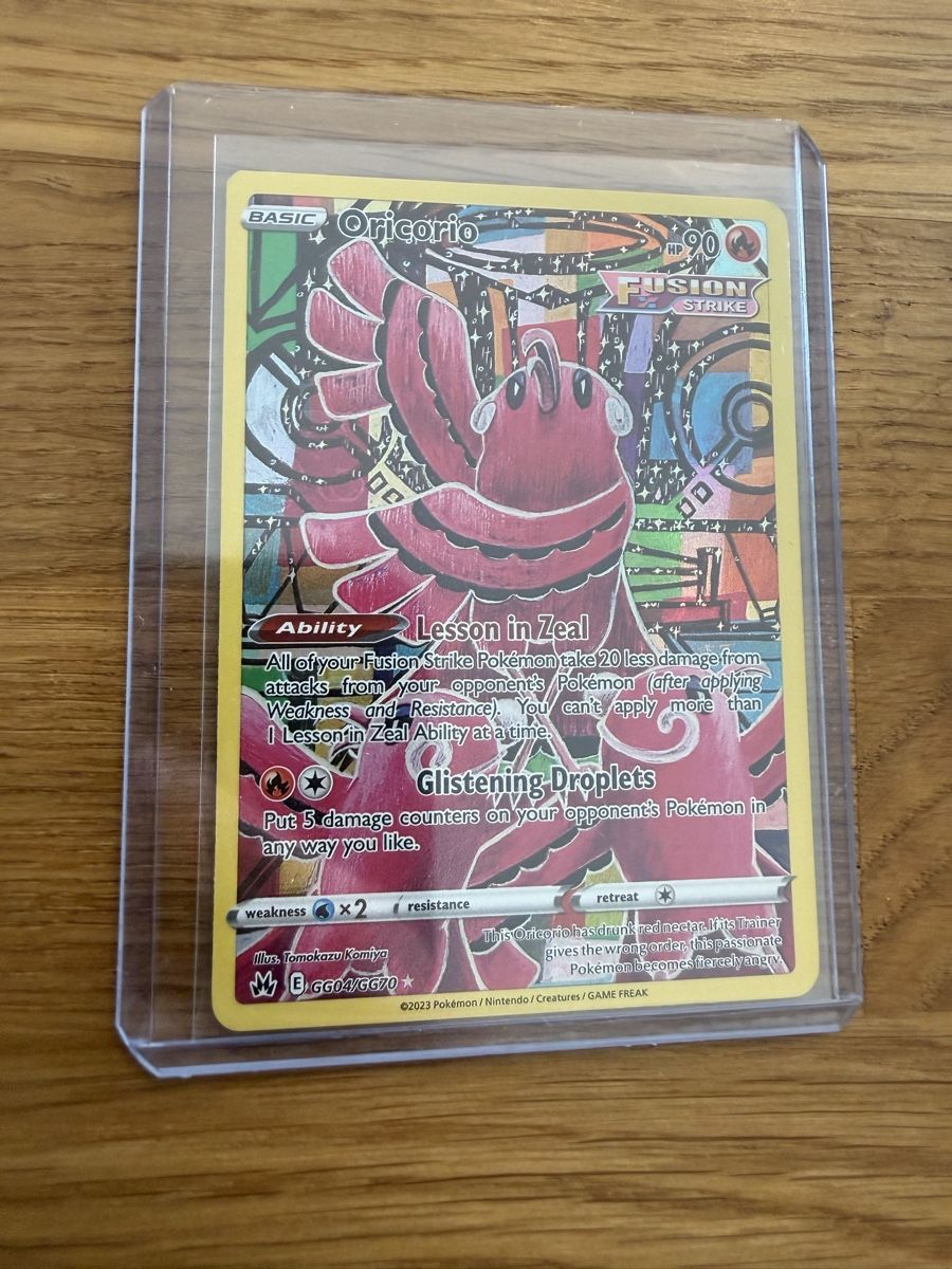 Pokémon Sammelbilder & Trading cards: Oricorio GG04/GG70 – Gebraucht aus Amriswil von sim_nlb6