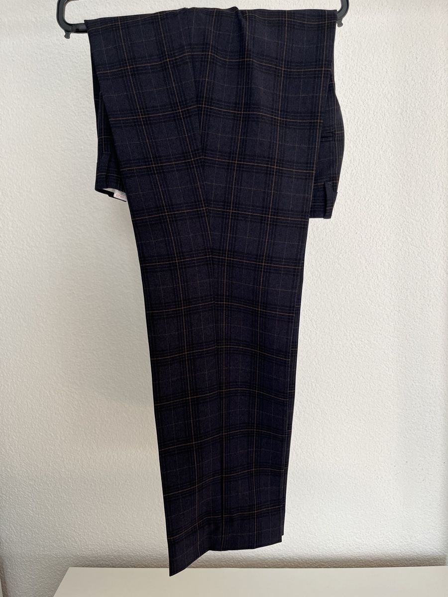 Next Hosen: Dunkelblau karierte Stoffhose - next – Neu (gemäss Beschreibung) aus Jonschwil von juliana_pluess