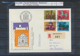 1983 Tag der Briefmarke, "Bellinzona", Umschlag