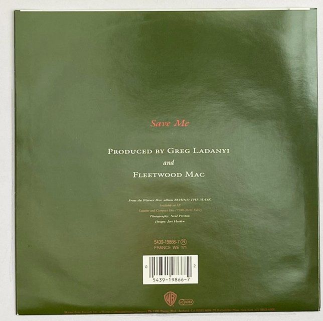 Dischi in vinile: Single: FLEETWOOD MAC - Save Me (Pop Rock) – Usato da Frenkendorf venduto da Yard-Sale-2000 1