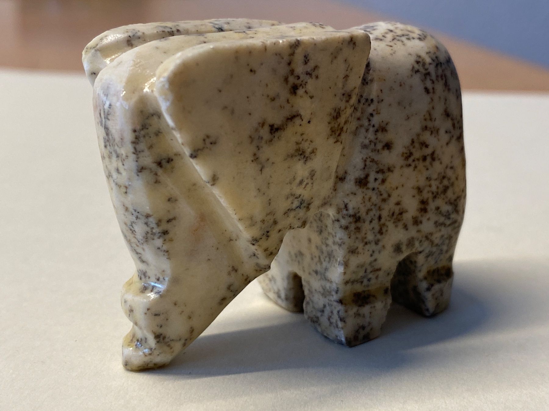 Figuren: Elefant aus Stein gearbeitet – Gebraucht aus Mülligen von Flockenstiel 1