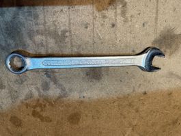 Clé plate mixte en chrome vanadium ouverture 19 mm