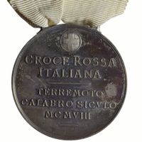 Terremoto Calabro Siculo 1908, Croce Rossa Italiana