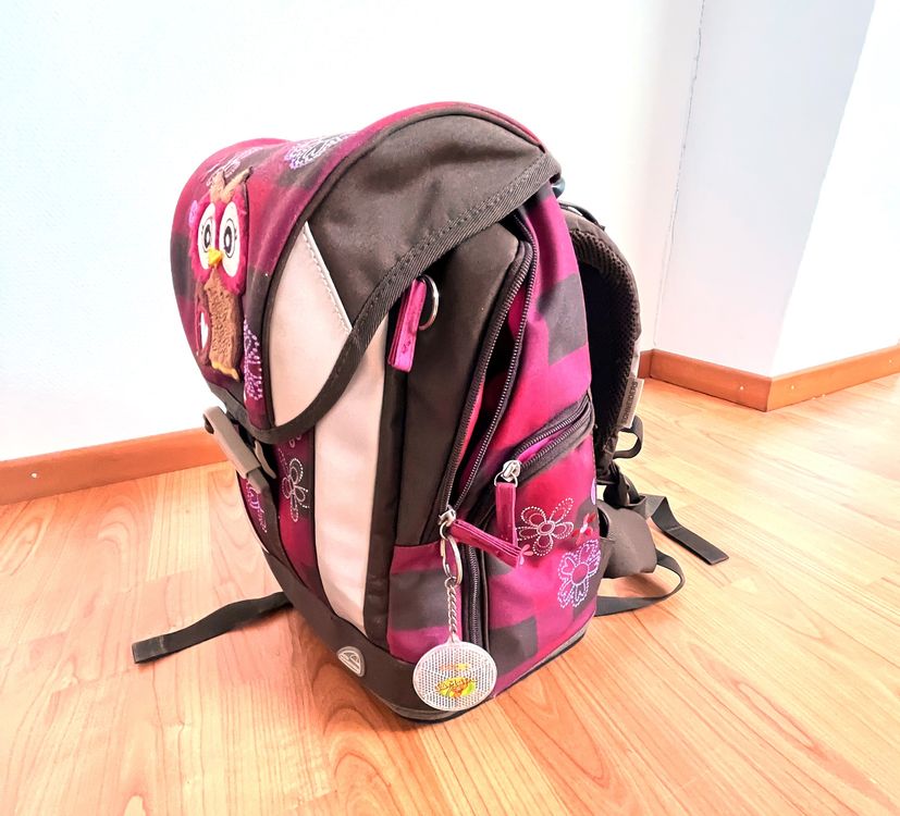 Boho-Eulen-Schultasche – Wasserabweisender Rucksack Für Kindergarten & Grundschule, 33 X 22 X 45 Cm, Mit Reflektierenden Streifen