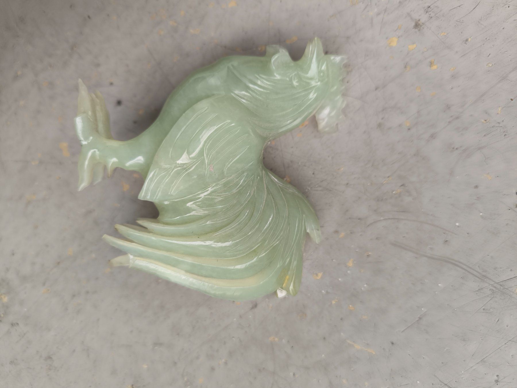 Statuette: Antike, handgeschnitzte Jade-Figur aus China – Usato da Zürich venduto da Decours 5