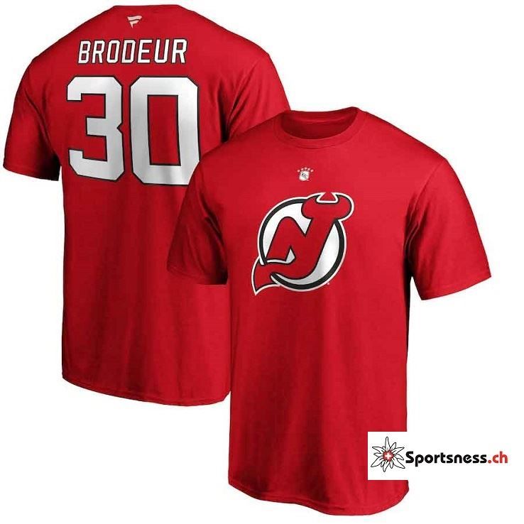 T-Shirts: Martin Brodeur T-Shirt - Grösse L – Neu und originalverpackt aus Matten b. Interl von Sportsness