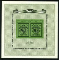 1943_Genfer-Block W18**, gummiert; einwandfrei; SBK 90.00