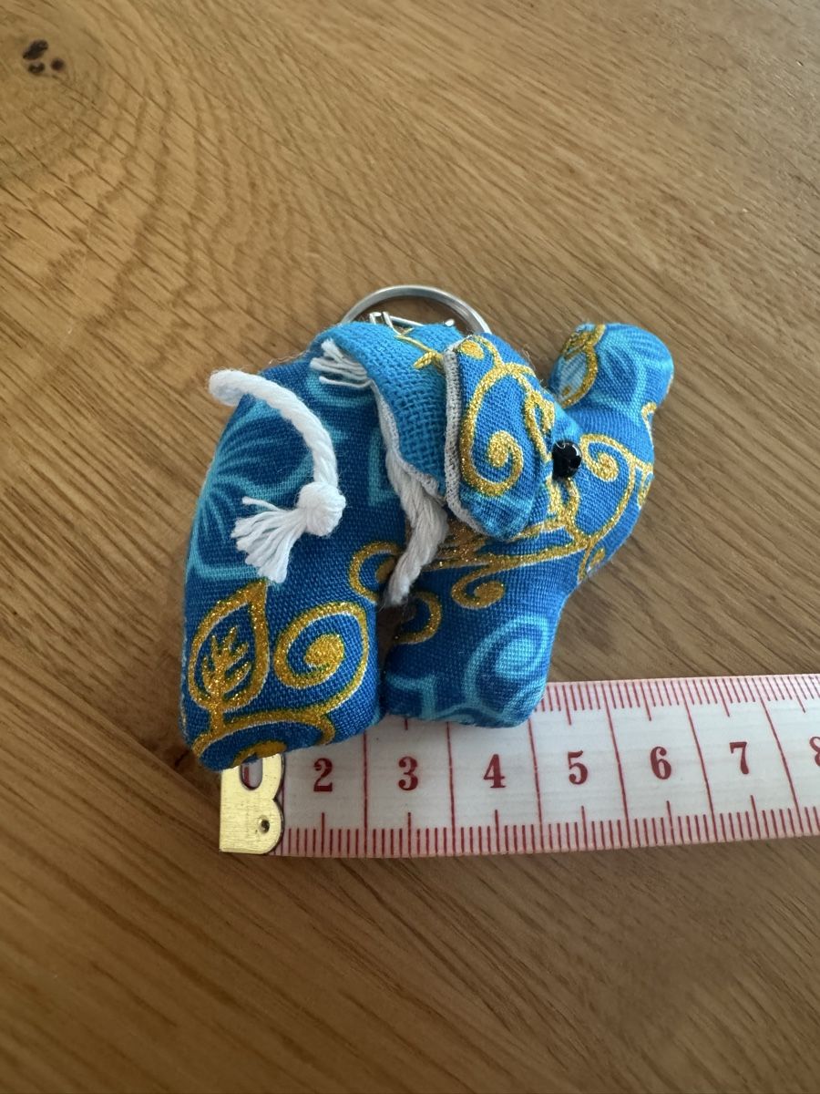 Portachiavi: Elefant Schlüsselanhänger Stofftier blau – Nuovo (secondo la descrizione) da Winkel venduto da Schorley 3