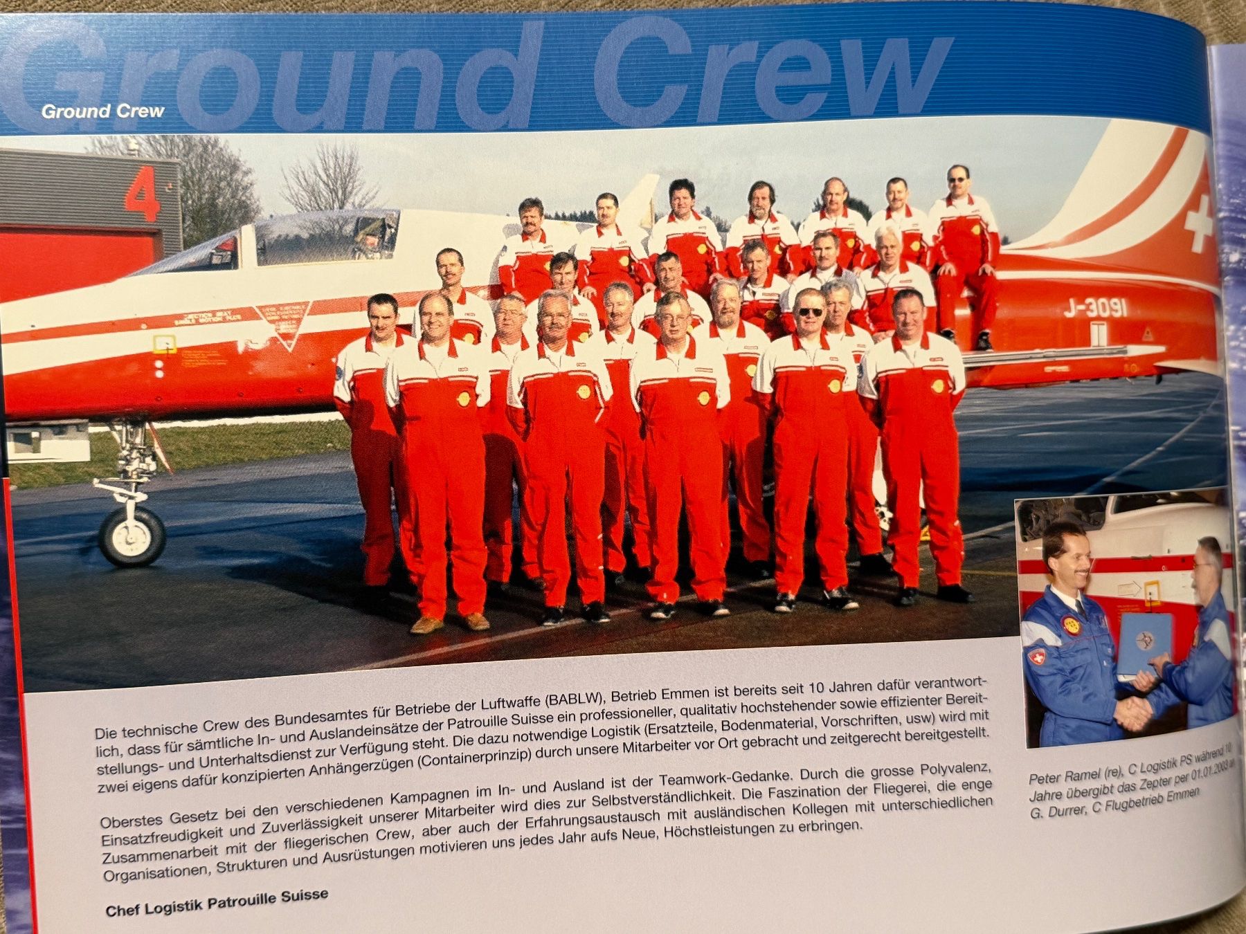 Schweizer Armee Documenti: Prospekt Patrouille Suisse 2003 - Schweizer Luftwaffe – Usato da Brütten venduto da Hst1 3