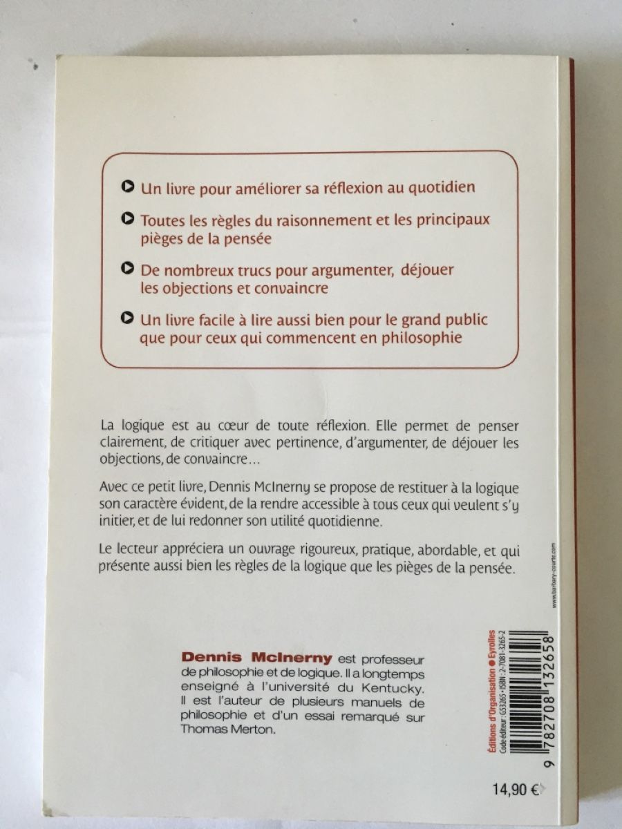 Bücher: La Logique facile. Réfléchir - Argumenter - Convaincre – Gebraucht aus Düdingen von pyl_dv98 1