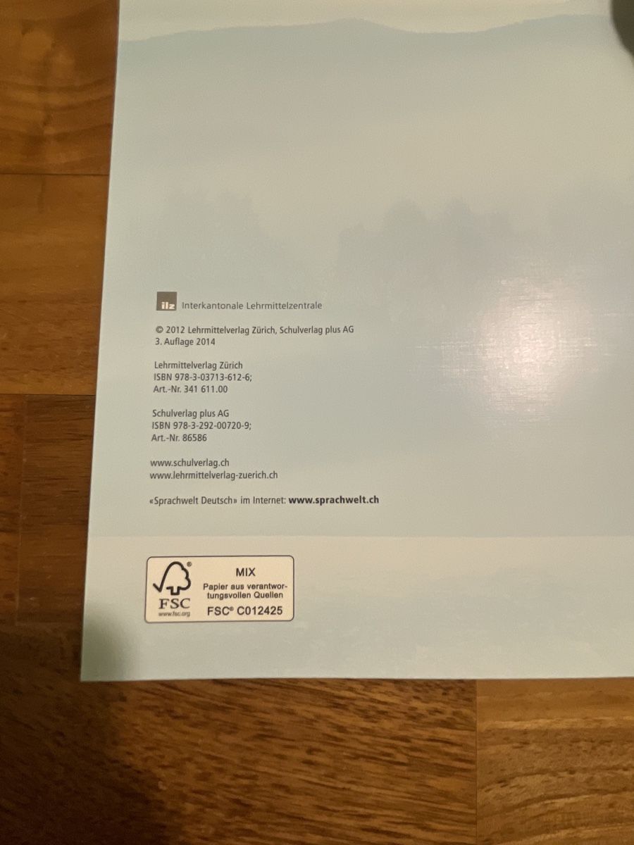 Bücher: Sprachwelt Deutsch, 7. Schuljahr – Neu (gemäss Beschreibung) aus Luzern von Nina055 1
