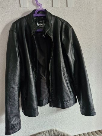 Boxeur des Rues Kunstederjacke, Herren, Grösse L, Schwarz
