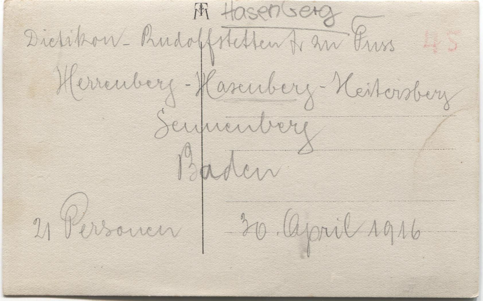 Cartoline postali: HASENBERG AG 1916 Aargauer Strohdachhaus – Usato da Rothrist venduto da Clanx 1