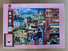 Movie Masters Puzzle 1000 Teile Alfred Hitchcock
