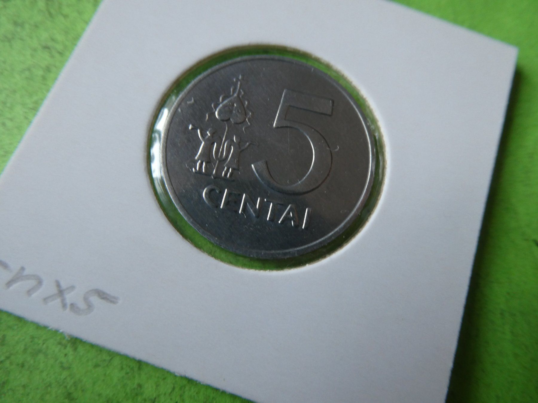 Tutti le monete: Litauen 1991, 5 Centai  stgl. – Usato da Hinterforst venduto da Rohusri 1