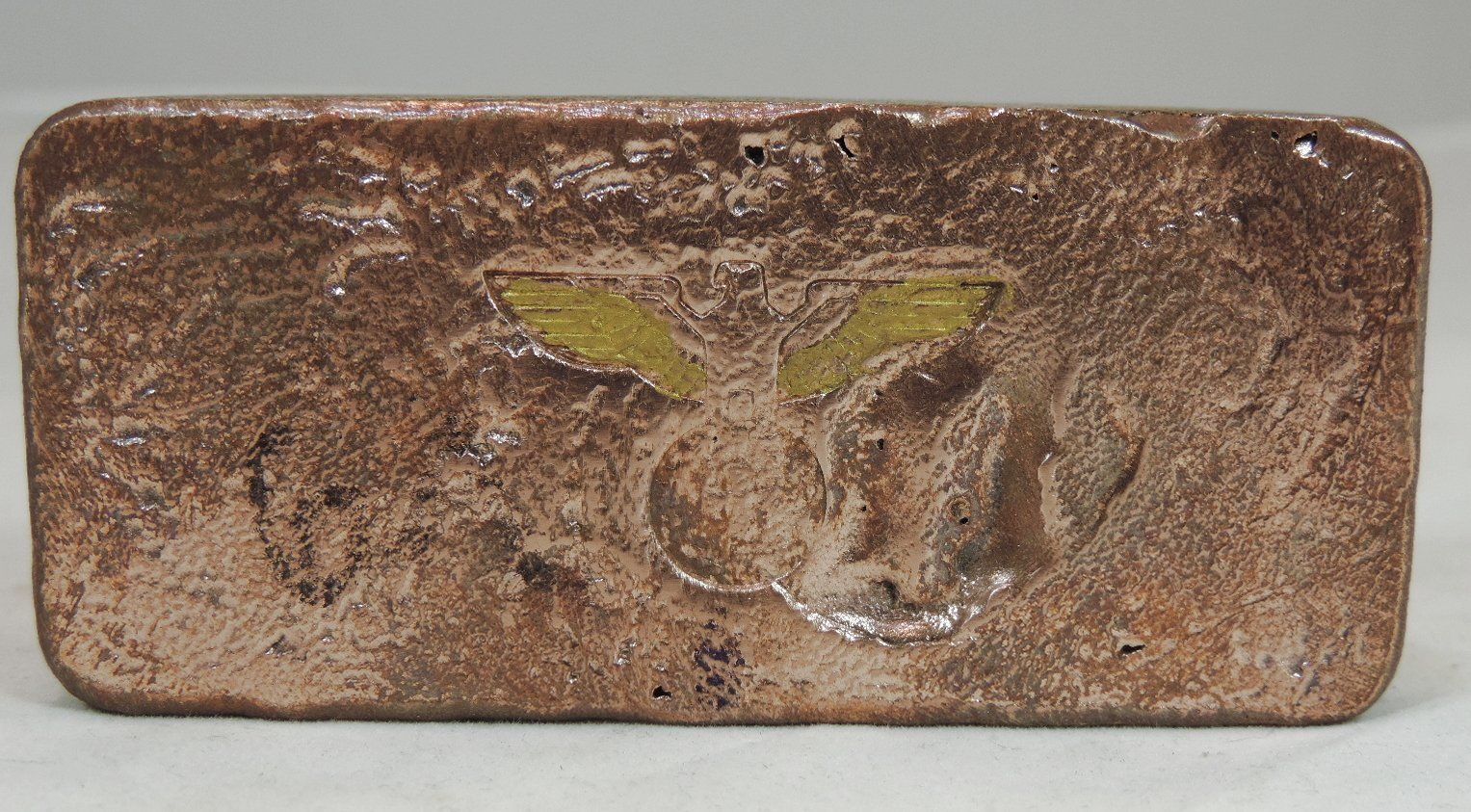 Metalli preziosi: Kupfer Barren mit Reichsadler Stempel – Usato da Duggingen venduto da doogbua 1