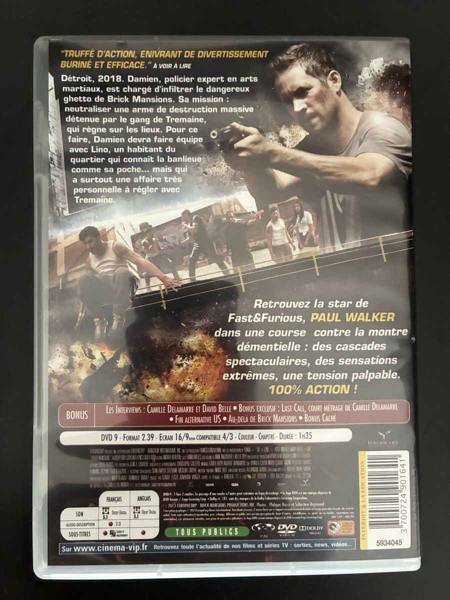 Tutti i DVDs: DVD Brick Mansions – Usato da Neyruz FR venduto da Shcc17 1