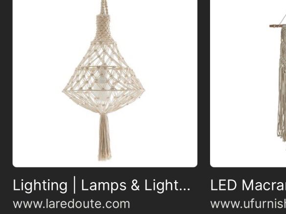 La Redoute Paralumi: Lampenschirm Boho Makrame – Usato da Basel venduto da sar_p7ky 3