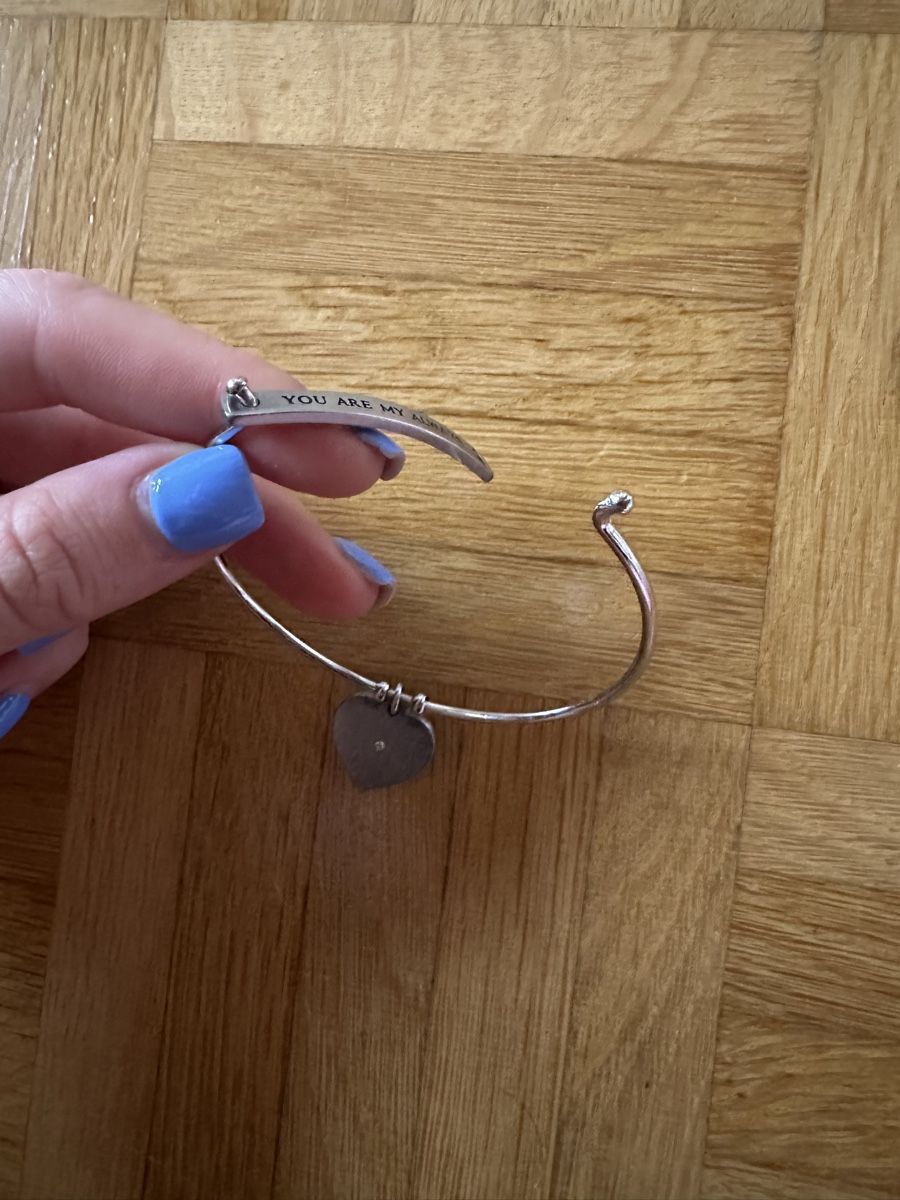 Bracciali & Braccialetti: Armreif mit Herzanhänger – Nuovo (secondo la descrizione) da Wolfenschiessen venduto da Jana_jjd 1
