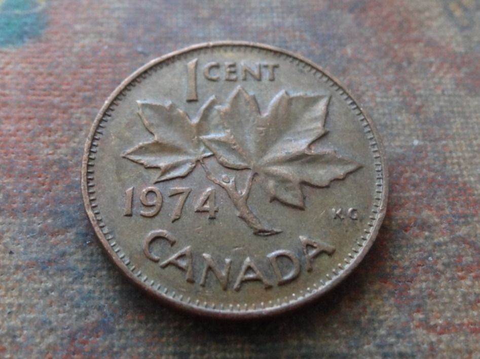 Tutti le monete: CANADA 1 Cent 1974 – Usato da Romanel-sur-Lausanne venduto da Swift13