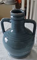 Rustikale Vintage Vase aus Keramik, guterZustand, Blau