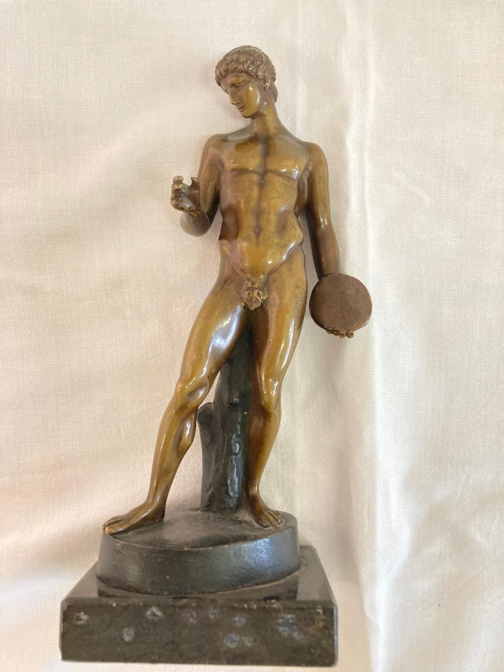 Sculture & Statue: Bronze figurale Skulptur Discobulus "Mann mit Diskus" – Usato da Niederhelfenschwil venduto da Chleeblatt1938 2