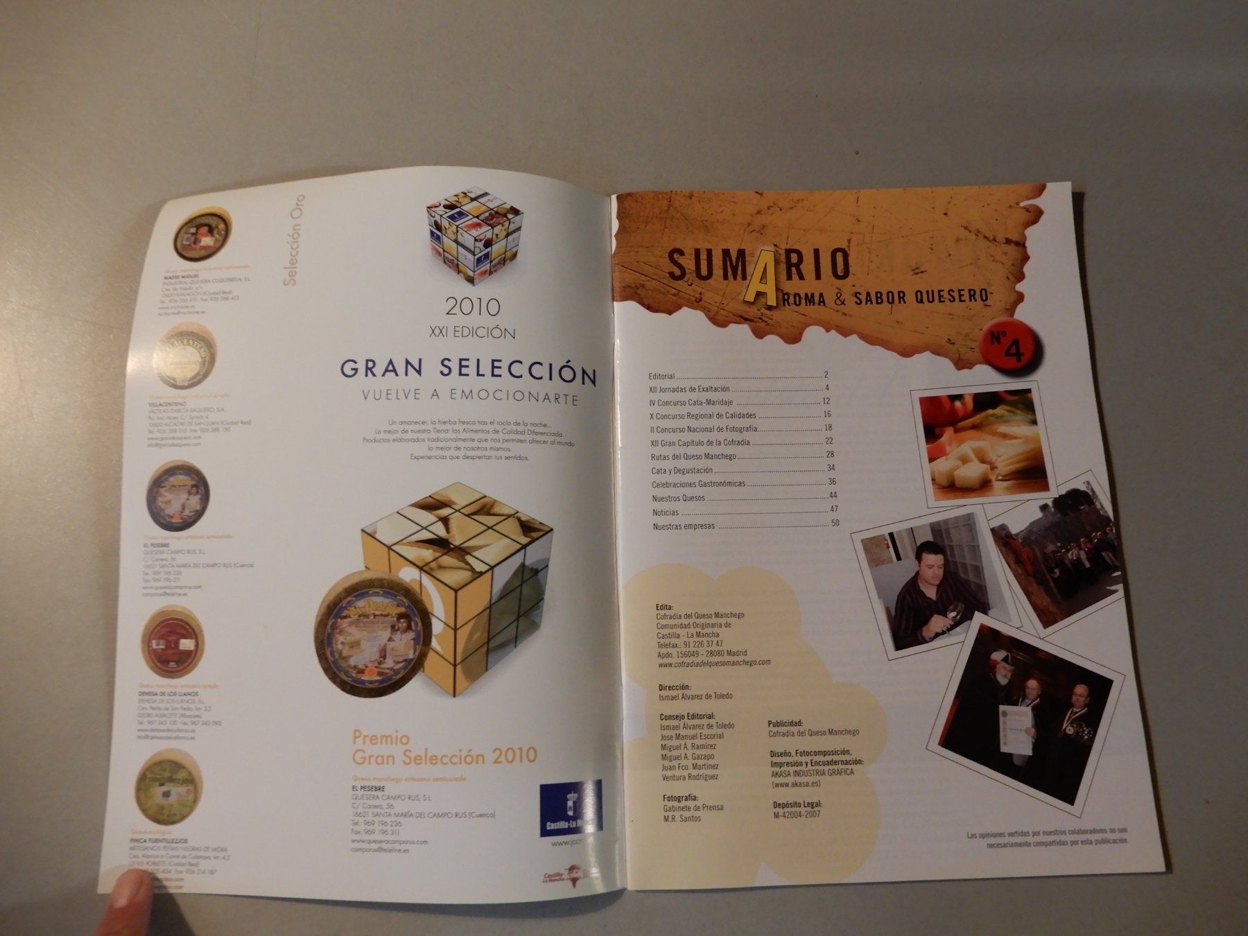 Zeitschriften & Magazine: Aroma & Sabor Quesero, Zeitschrift über spanischen Käse – Gebraucht aus Erstfeld von Mario_boe0 1