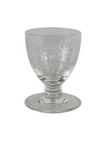 GRAVIERTE  SCHNAPGLAS
