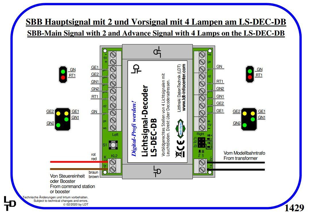 Trains électriques: Décodeur de signaux LDT (Littfinski) - LS-DEC-DB – D'occasion à Yverdon-les-Bains par Swann44 1