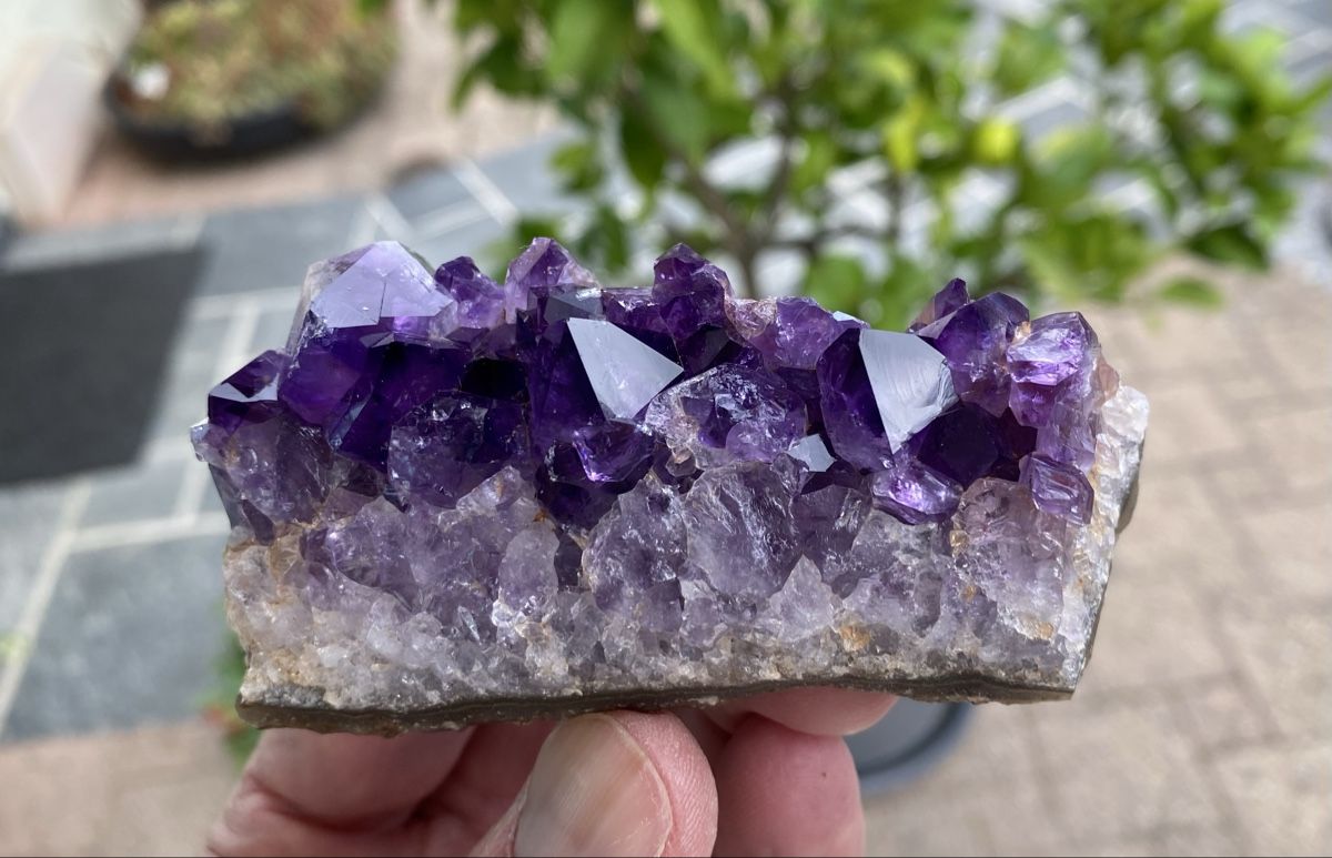 Minéraux & Lithothérapie: Amethyst Stück mit top Farbe  – D'occasion à Selzach par 321compac 4
