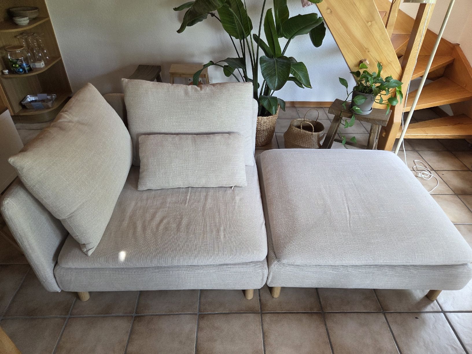 Ikea Sofas: Ikea Söderhamn Eckelement und Hocker – Gebraucht aus Orpund von Stibe_27