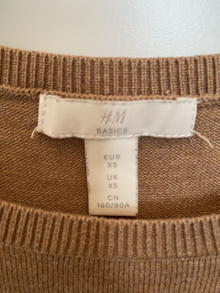 H&M Top: Pull H&M Basics Femme Marron Taille XS – Nuovo (secondo la descrizione) da Aigle venduto da Celina28 2